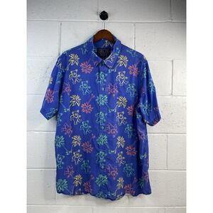 Section 119 Grateful Dead Shirt Mens 3XL Dancing Bears Palm Hawaiian Deadhead